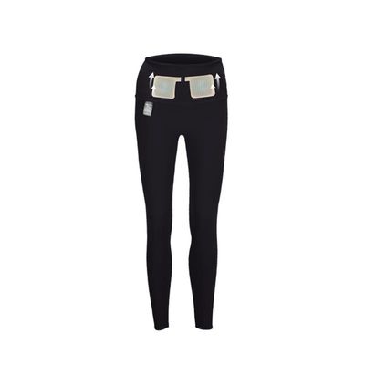 BODYTIME EMS Leggings Black Nylon Fitness Pants Women'S Abdomen, Running, Cycling, Yoga Leggings