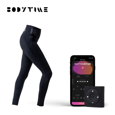 Reducing Stomach EMS Leggings Black Workout Leggings Anytime scene