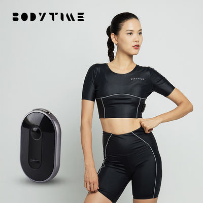 Smart black technology Womens Running Suit / Ems Workout Suit  Quick Drying