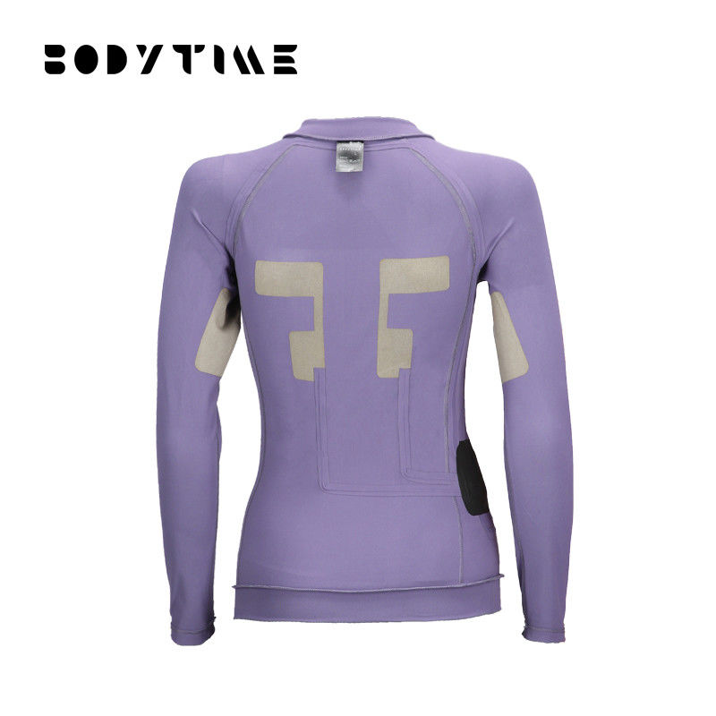 Nylon Purple Wireless EMS Suit Sport Training Clothing Smart Black Technology