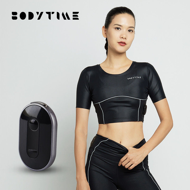 Breathable Short Sleeve Reflective Womens Bike Tops Using EMS Technology